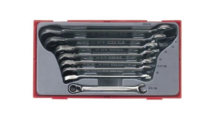 Tengtools 0 Set de 8 Clés mixtes racagnac - 8 x 265 x 142 x 50mm 1 Tengtools 0 Set de 8 Clés mixtes racagnac - 8 x 265 x 142 x 50mm