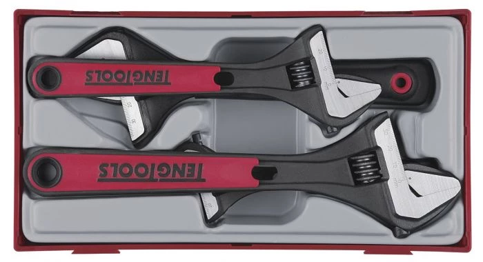 Tengtools TTADJ04 Set de 4 Clés à molette - 150 - 200 (2x) - 250mm - 166730101 1 Tengtools TTADJ04 Set de 4 Clés à molette - 150 - 200 (2x) - 250mm - 166730101