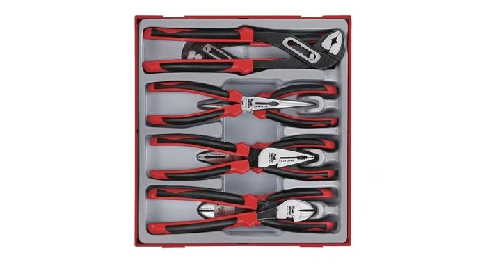 Tengtools TTD441-T Set de 8 pinces - 280 x 280 x 50x150 - 200mm - 174360107 1 Tengtools TTD441-T Set de 8 pinces - 280 x 280 x 50x150 - 200mm - 174360107