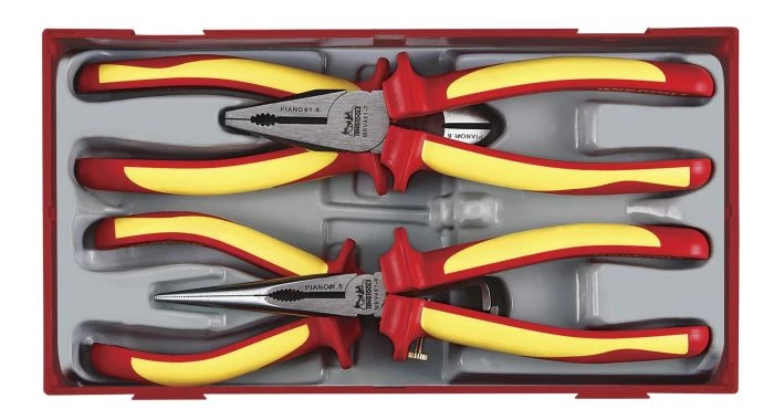 Tengtools TTV440 Set de 4 pinces isolées 1000V - 117490102 1 Tengtools TTV440 Set de 4 pinces isolées 1000V - 117490102