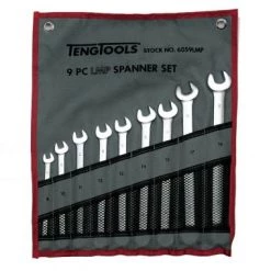 Tengtools 6059LMP Jeu de 9 Clé mixte - 8 - 10 - 11 - 12 - 13 - 14 - 15 - 17 - 19 x 9
