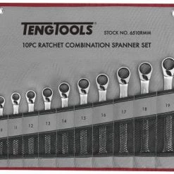 Tengtools 6510RMM Jeu de 8 Clé mixte - 10 x mm
