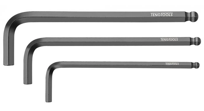 Tengtools 3901025BL Clé Allen à tête sphérique - 15 x 82mm 1 Tengtools 3901025BL Clé Allen à tête sphérique - 15 x 82mm