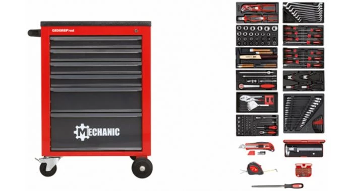 Gedore RED R21560002 Servante d'outils 164pcs - 6 tiroirs 1 Gedore RED R21560002 Servante d'outils 164pcs - 6 tiroirs
