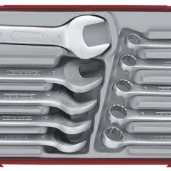Tengtools TT6010M Set de 10 Clés mixtes (courtes) - 10 x 256 x 142 x 50mm