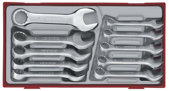 Tengtools TT6010M Set de 10 Clés mixtes (courtes) - 10 x 256 x 142 x 50mm 1 Tengtools TT6010M Set de 10 Clés mixtes (courtes) - 10 x 256 x 142 x 50mm