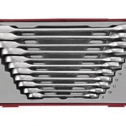 Tengtools TT6511RS Set de 11 Clés mixtes racagnac - 11 x 8 - 9 - 10 - 11 - 12 - 13 - 14 - 15 - 16 - 17 - 19mm - 186750105