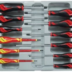 Tengtools MD912N1 Jeu de 12 tournevis Plat, PH, PZ et TX
