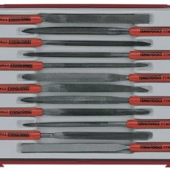 Tengtools TTNF12 Set de 12 limes à main - 270 x 143 x 50mm - - 128430105