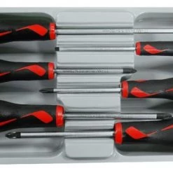 Tengtools MD906N Jeu de 6 tournevis Mega Drive